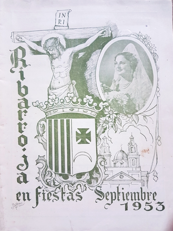 Fiestas patronales en honor del Santísimo Cristo de los Afligidos 1953 Riba-roja de Túria / Ribarroja del Turia